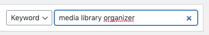 Media Library Organizer: Search Plugins